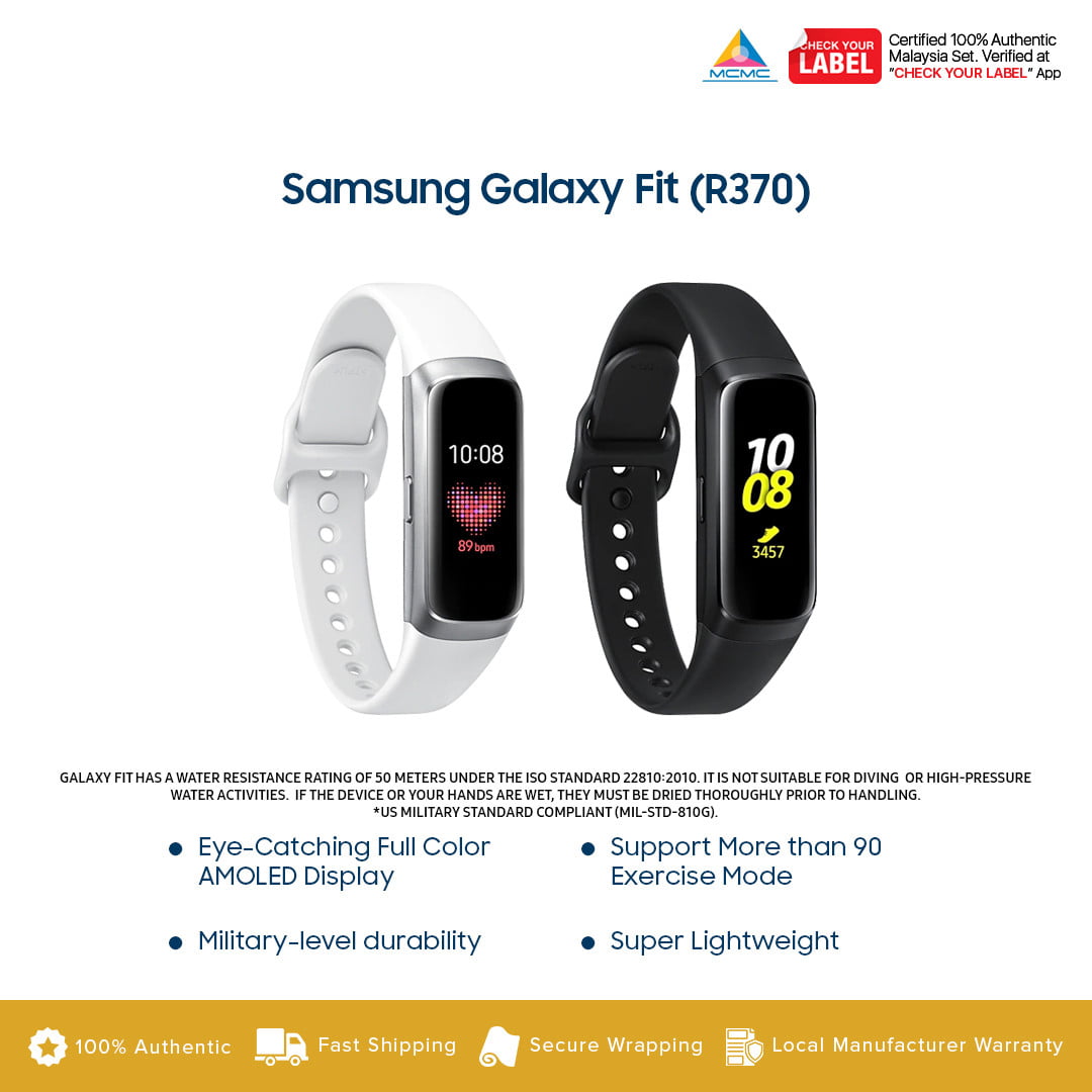 Guggenheim Museum Viva Middag eten Samsung Galaxy Fit Bluetooth Smartwatch (R370) - Original 1 Year Warranty  By Samsung Malaysia | KTS Cellular Sdn Bhd