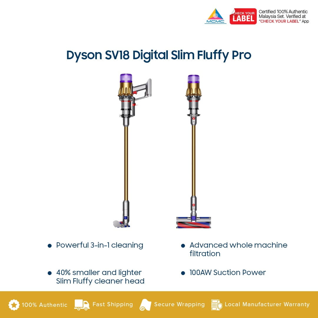 Dyson SV18 Digital Slim Fluffy Pro Vacuum Malaysia