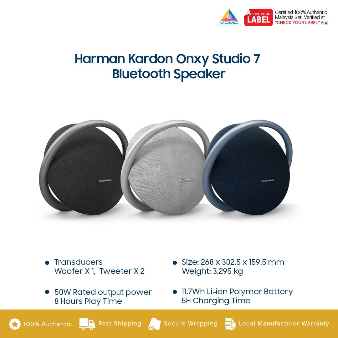 Onyx 7 - Kardon KTS Speaker Malaysia Harman Studio Bluetooth