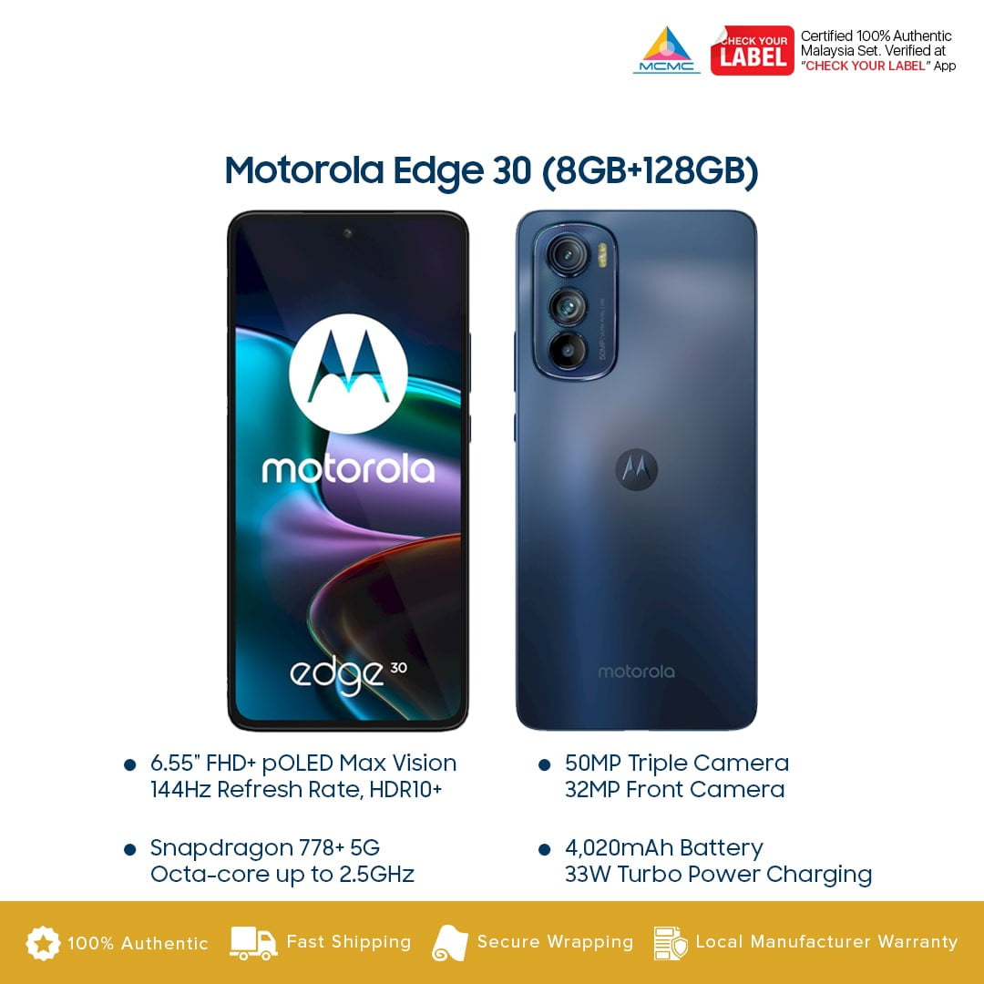 Motorola Edge 30 Price in Malaysia and Specs