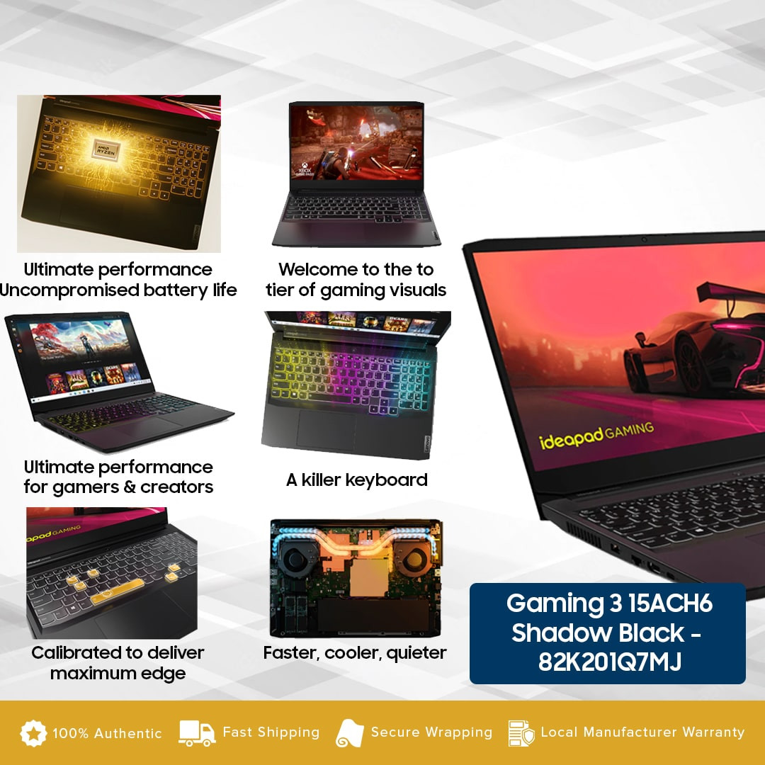 8f646a76a238393faf1e07f4925d282a.jpeg Lenovo Gaming 3 15ACH6 15.6" Laptop (AMD Ryzen 5, 8GB+512GB, NVIDIA GeForce GTX 1650, Window 11)