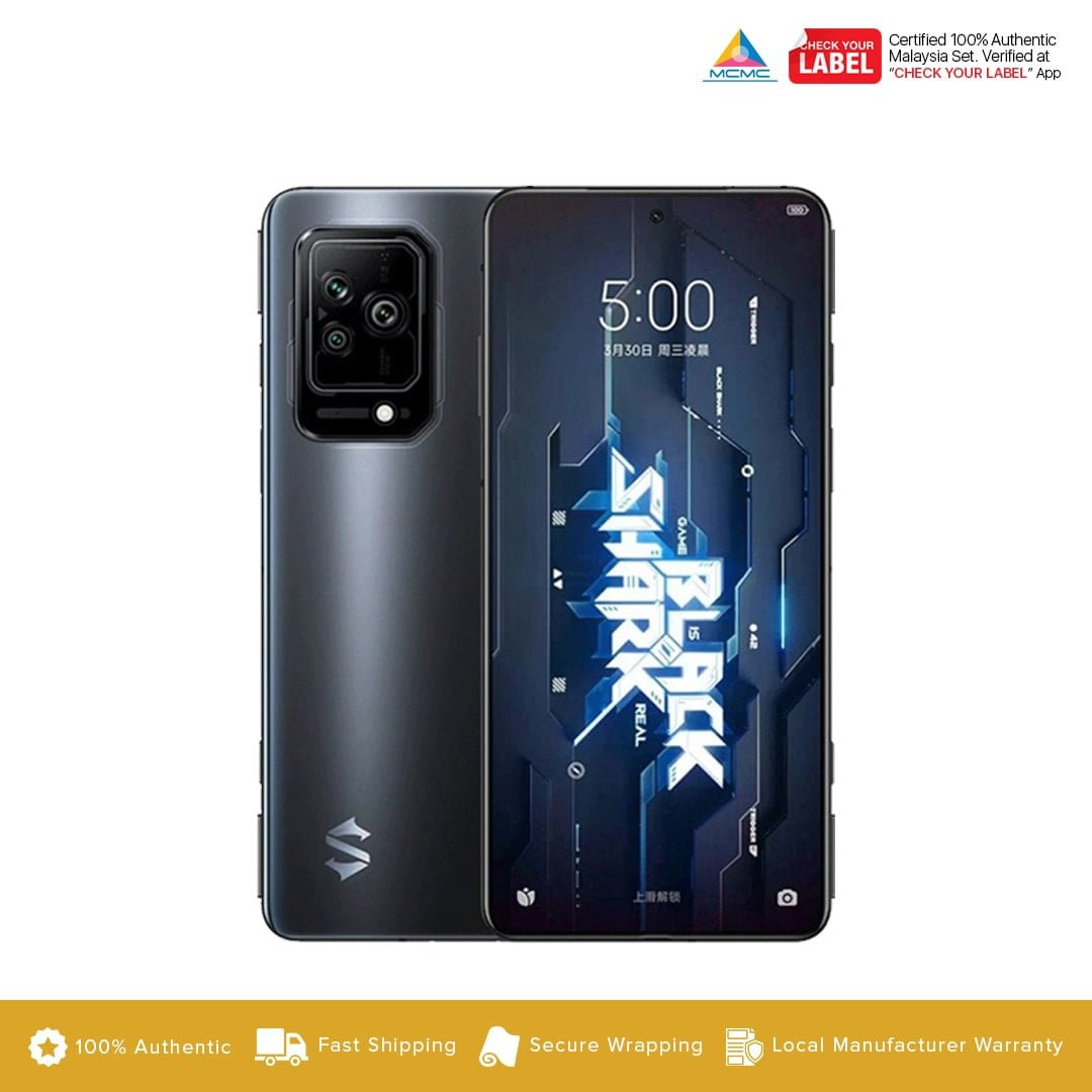[READY STOCK] Black Shark 5 (8GB+128GB 12GB+256GB) Smartphone - Original 1 Year Warranty by Xiaomi Msia (MY SET)