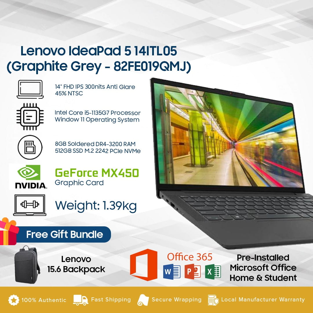 Lenovo IdeaPad 5 14ITL05 14" Laptop price in malaysia and specs