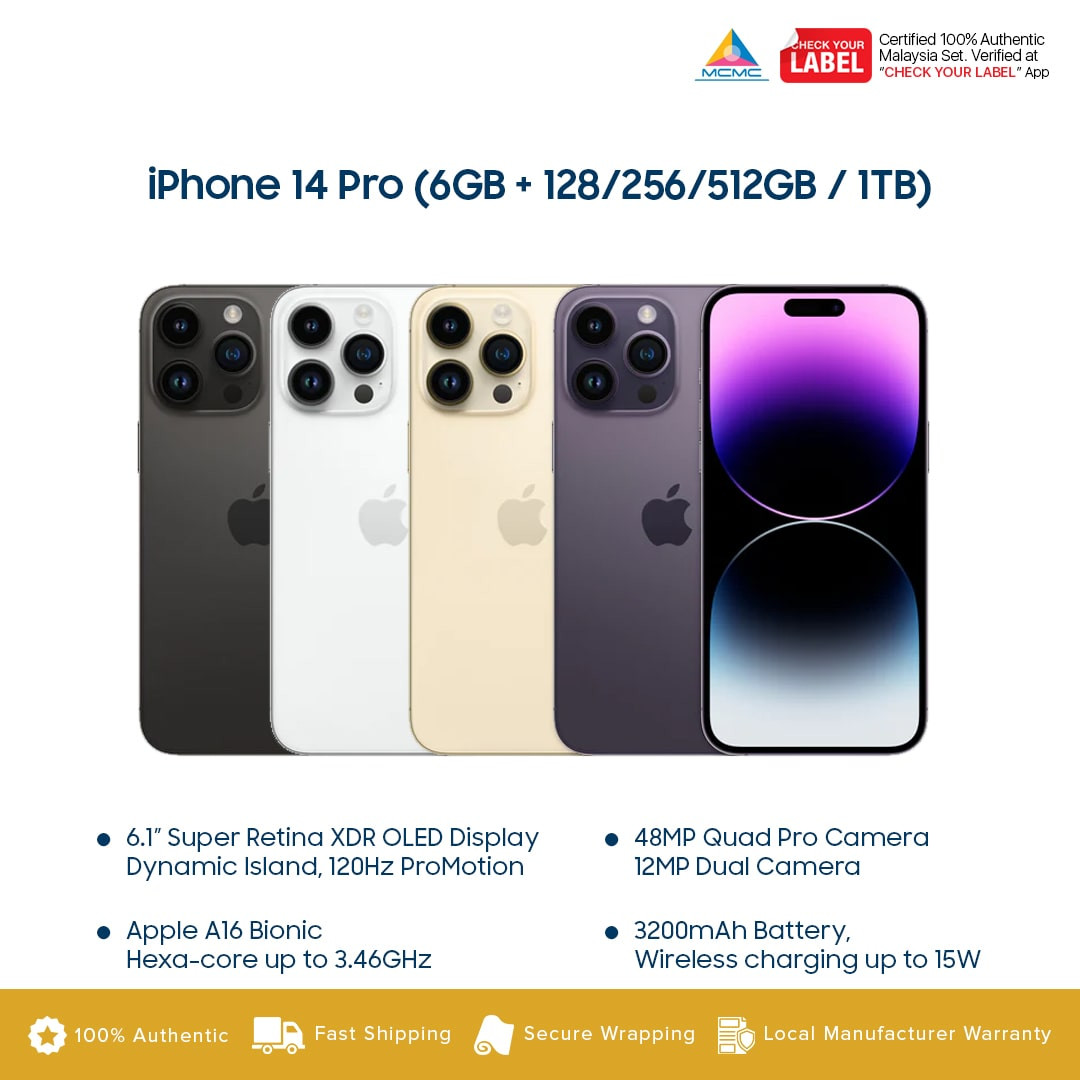 Apple iPhone 14 Pro price in malaysia and specs