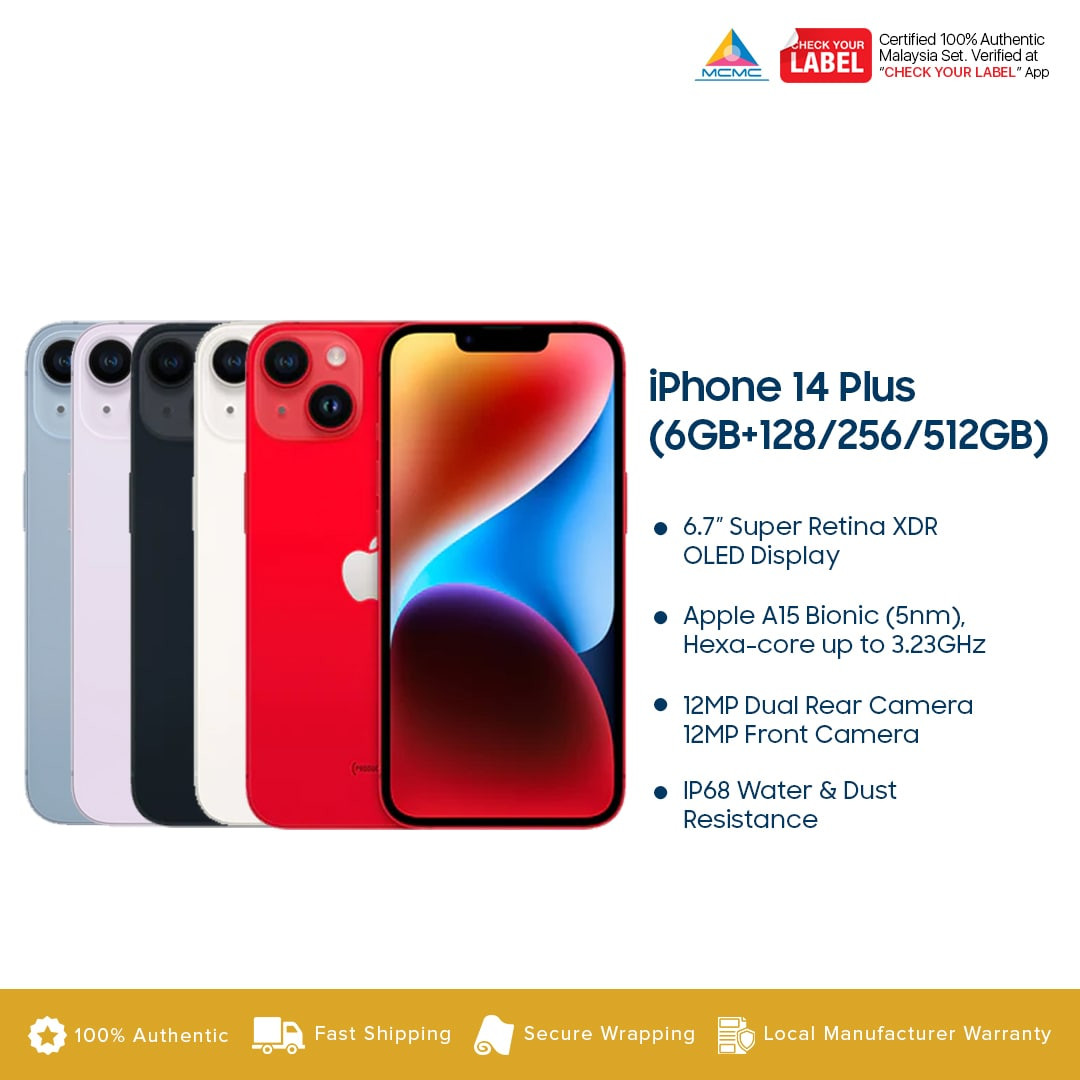 Apple iPhone 14 Plus price in malaysia and specs