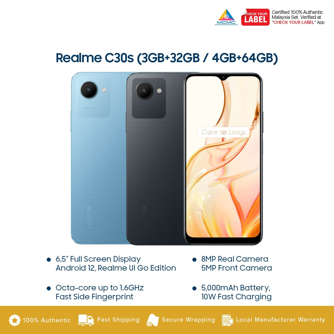Realme C30s price in malaysia and specs