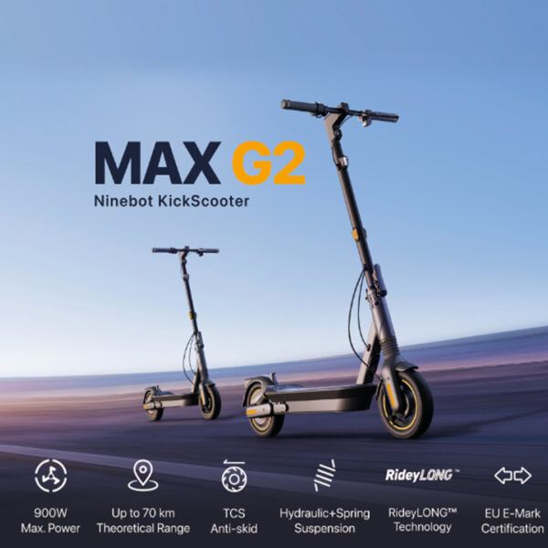 [READY STOCK] Segway Electric KickScooter Max G2 - Original 2 Years Warranty [MALAYSIA SET]