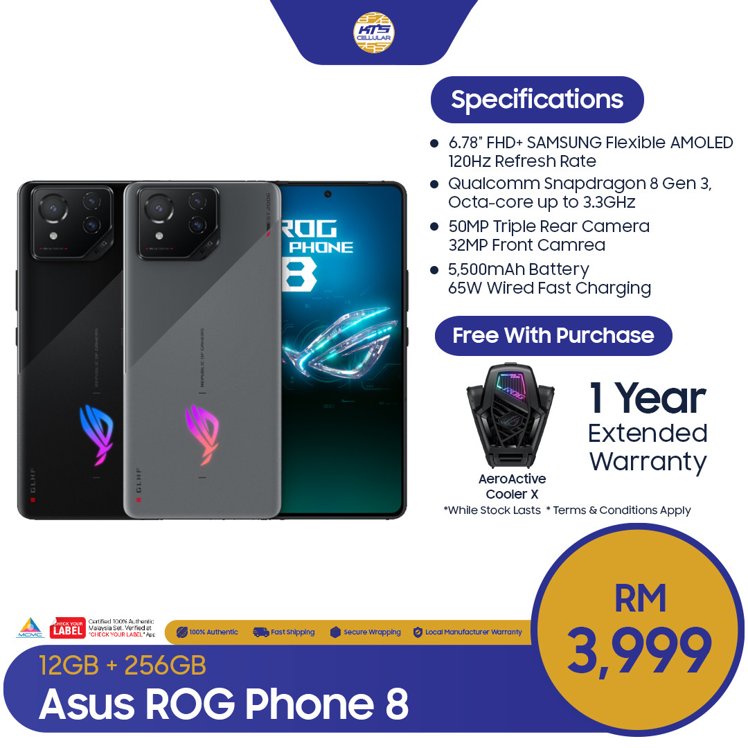Asus ROG Phone 8 Gaming Smartphone price in malaysia and specs