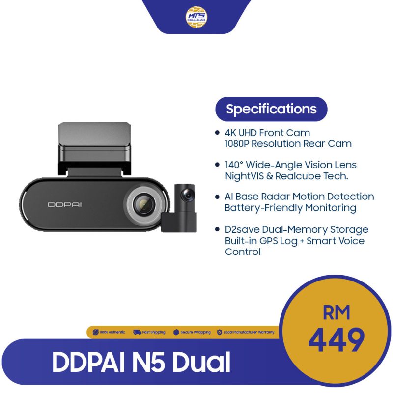 best dashcams in malaysia ddpai n5 dual