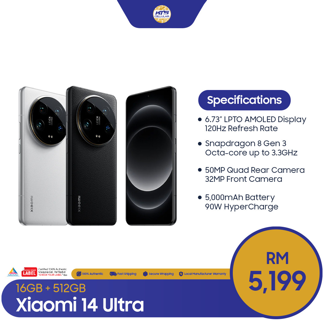 Xiaomi 14 Ultra price in malaysia and specs