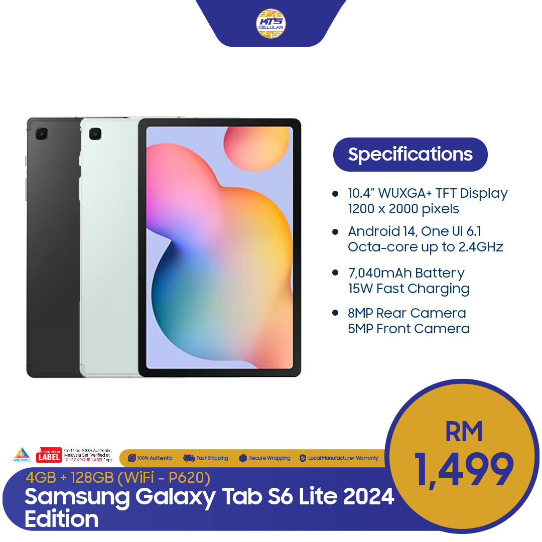 Samsung Galaxy Tab S6 Lite price in malaysia and spec
