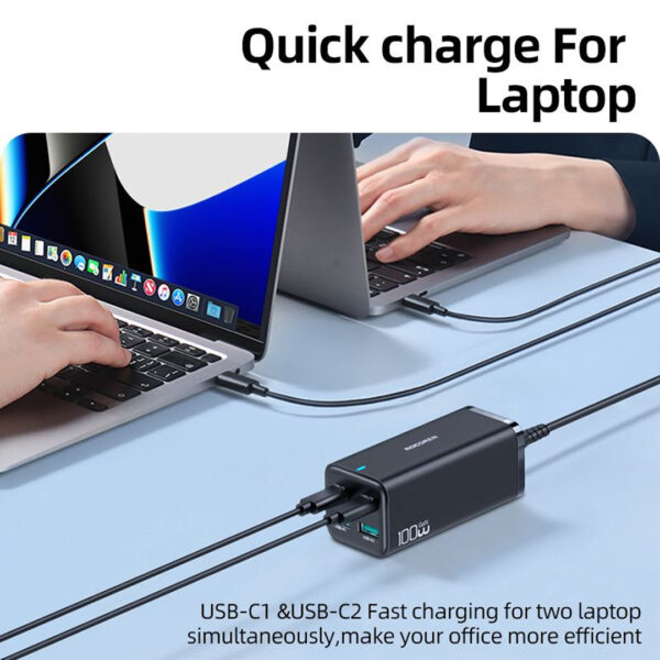 05263f461d558b78af2c023e75929175.jpeg Rocoren Zunxiang GaN Desktop Charger 100W PD3.0 - Original 1 Year Warranty By Rocoren Malaysia