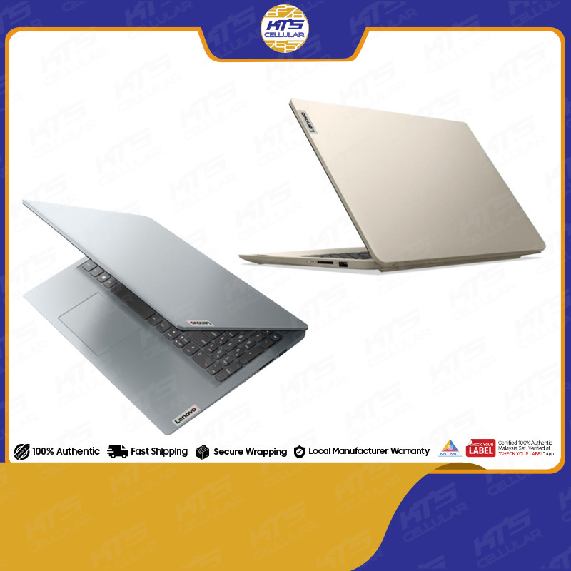 Lenovo IdeaPad 1 15AMN7 15.6" LAPTOP (AMD Athlon Silver 7120U, 8GB+512GB, Integrated AMD Radeon 610M, Window 11 Home)