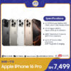 [PRE ORDER] Apple iPhone 16 Pro Smartphone - Original 1 Year Warranty by Apple Malaysia