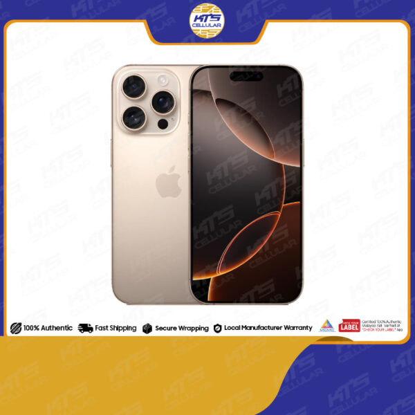 [PRE ORDER] Apple iPhone 16 Pro Smartphone - Original 1 Year Warranty by Apple Malaysia