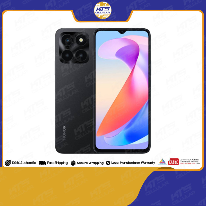 Honor X6a (6GB+128GB) Smartphone - Original 1 Year Warranty by HONOR Malaysia