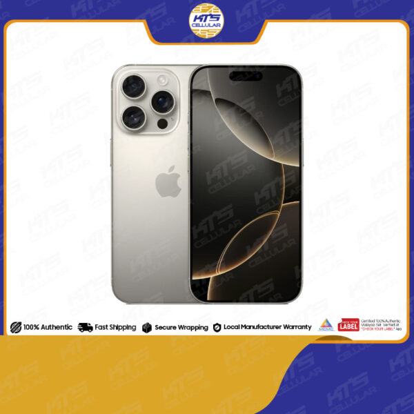 [PRE ORDER] Apple iPhone 16 Pro Smartphone - Original 1 Year Warranty by Apple Malaysia