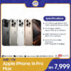 [PRE ORDER] Apple iPhone 16 Pro Max Smartphone - Original 1 Year Warranty by Apple Malaysia