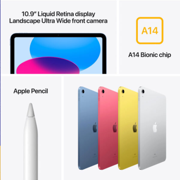 558e69ac7f632b289b14ea17d5f3649f.jpeg Apple iPad 10th Generation 2022 (256GB-WiFi) Tablet - Original 1 Year Warranty by Apple Malaysia