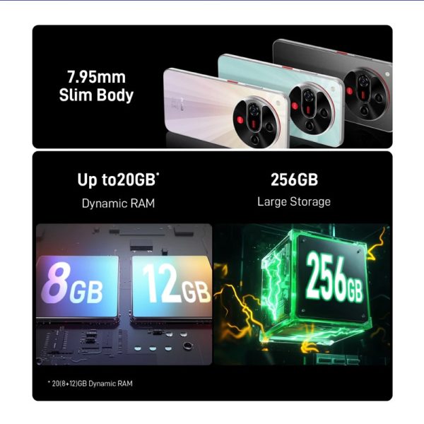 ZTE Nubia Focus 2 5G (8GB+256GB) Smartphone - Original 1 Year Warranty by ZTE Malaysia