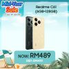 Realme C61 (6GB+128GB) Smartphone - Original 1 Year Warranty by Realme Malaysia