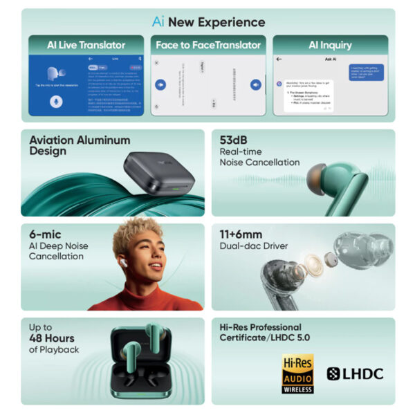 [READY STOCK] Realme Buds Air7 Pro - Original 1 Year Warranty by Realme Malaysia