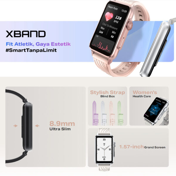 Infinix XBand Smartwatch - Original 1 Year Warranty by Infinix Malaysia