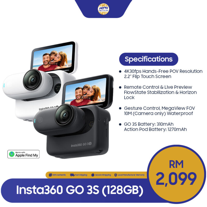 best 360 camera Insta360 GO 3S