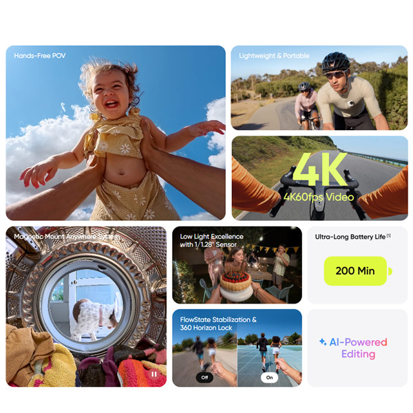 [PRE ORDER] Insta360 GO Ultra Tiny Hands-Free 4K Camera - Original 1 Year Warranty by Insta360 Malaysia