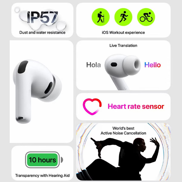 Apple AirPods Pro 3 Wireless Earbuds- Original 1 Year Warranty by Apple Malaysia