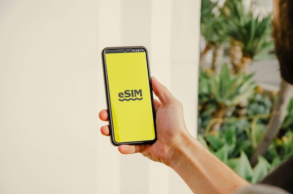 Travel Gadgets For Travelling Setup E-Sim on Smartphones
