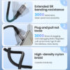 [BUNDLE DEALS] Rocoren Retro Series Fast Charge USB Cable A TO C 100W 1 Meter - Original by Rocoren Malaysia