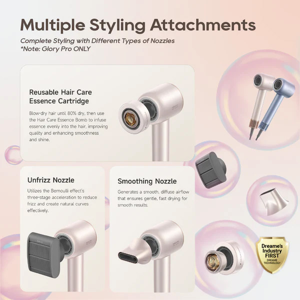 60ecb8077dd596081b09b666d3bb185a.jpeg Dreame Glory Pro High Speed Hair Dryer - Original 2 Years Warranty by Dreame Malaysia