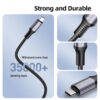 [BUNDLE DEALS]  Rocoren Retro Series Fast Charge USB Cable C TO C 60W 1 Meter- Original by Rocoren Malaysia