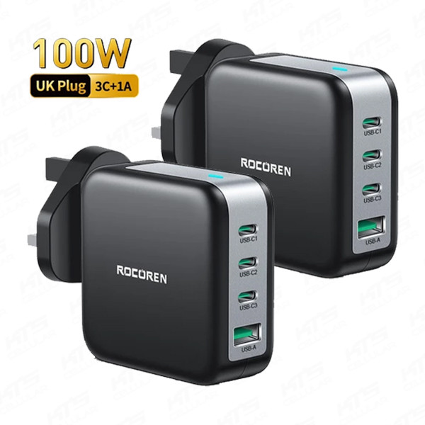 [BUNDLE DEALS] Rocoren ZhiXiang GaN Charger 100W PD3.0 - Original 1 Year Warranty by Rocoren Malaysia