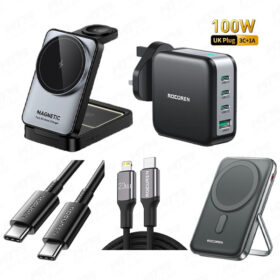 [iPhone Charging Set] Rocoren 5-in-1 Charging & Powerbank Set - Original by Rocoren Malaysia