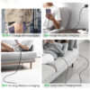 [BUNDLE DEALS] Rocoren Retro Series Fast Charge USB Cable C TO L - Original by Rocoren Malaysia