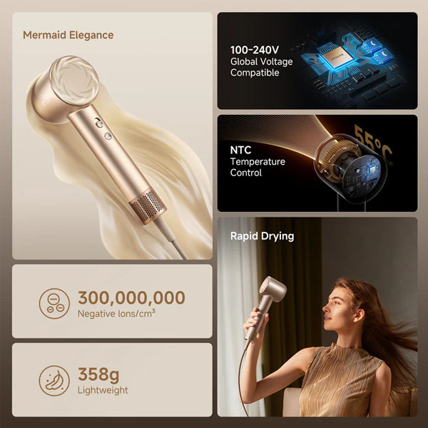 f31fef15d307d2d1b6681462b6b8dc0f.jpeg Dreame Glory Uni Hair Dryer - Original 2 Years Warranty by Dreame Malaysia