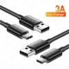 [BUNDLE DEALS] Rocoren Jianyi Series USB Cable A TO C 3A - Original by Rocoren Malaysia