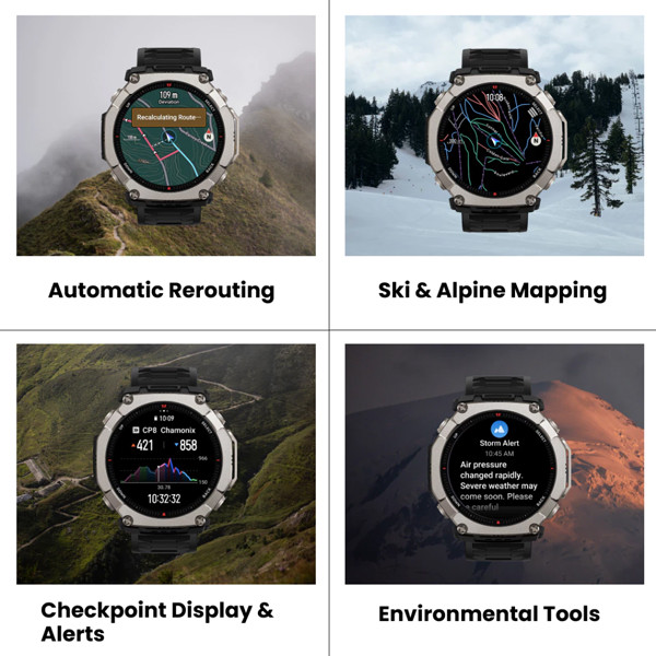 Amazfit T-Rex Ultra 2 Route Import & GPS Navigation Smartwatch - Original 1 Year Warranty by Amazfit Malaysia
