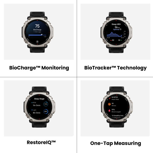 Amazfit T-Rex Ultra 2 Route Import & GPS Navigation Smartwatch - Original 1 Year Warranty by Amazfit Malaysia