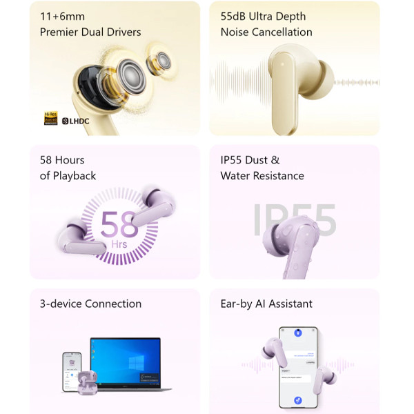 Realme Buds Air 8 Wireless Earbuds - Original 1 Year Warranty by Realme Malaysia