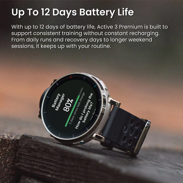 [READY STOCK] Amazfit Active 3 Premium Smartwatch - Original 1 Year Warranty by Amazfit Malaysia