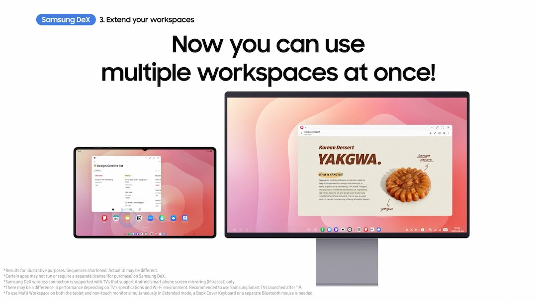 cool phone features samsung dex