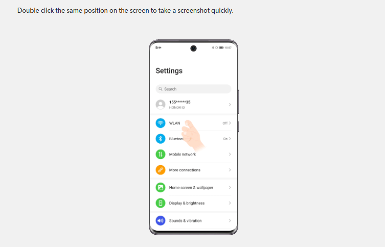 cool phone features knuckle gesture