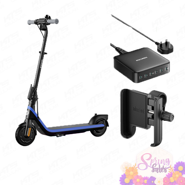 [BUNDLE DEAL] Segway Electric KickScooter C2 Pro & Rocoren Charger &  Segway Phone Holder