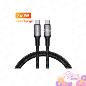 Rocoren Retro Series Fast Charge USB Cable C TO C 240W - Original 3 Months Warranty by Rocoren Malaysia