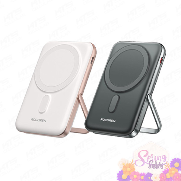 Rocoren Yase Magnetic Wireless Charging Mobile Power Supply 10000mAh  - Original 1 Year Warranty by Rocoren Malaysia