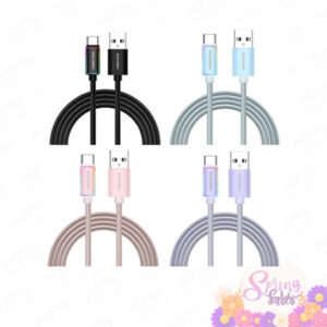 Rocoren Micai Series USB Cable A TO C 3A - Original 3 Months Warranty by Rocoren Malaysia