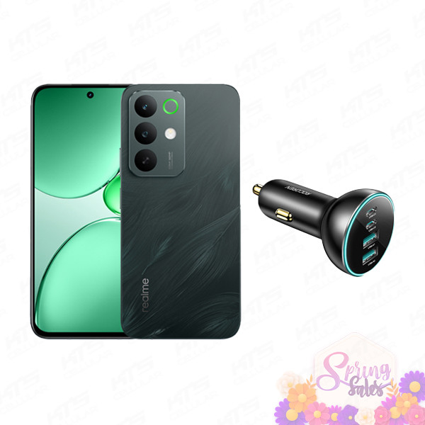 [BUNDLE DEAL] Realme C85 5G & Rocoren ZhongXiang Series 4-Port Fast Car Charger